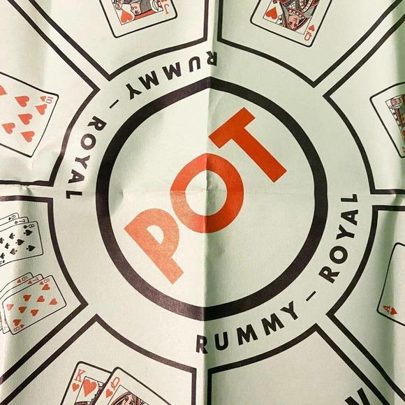 Vintage 1962 Rummy Royal Whitman Plastic Table Sheet Michigan  Rummy Game - Picture 13 of 16